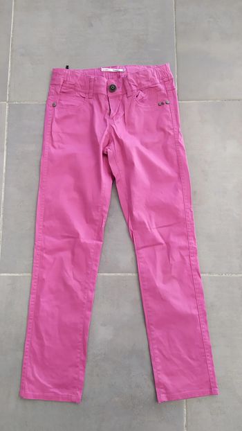 Pantalon fille DDP 10 ans rose