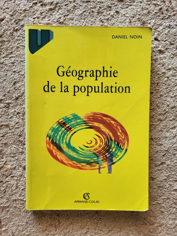 Livre Géographie de la population de Daniel Noin - ouvrage universitaire