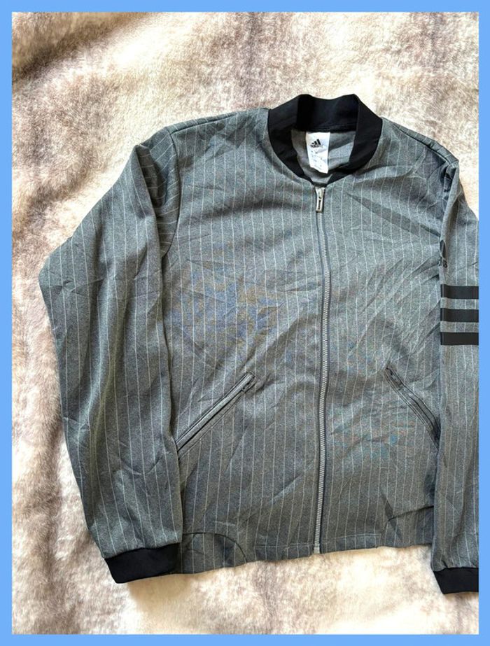 Veste Adidas à rayure taille M - photo numéro 2