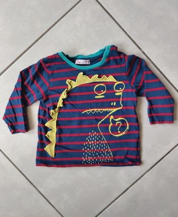 Tee-shirt manche longue taille 12 mois