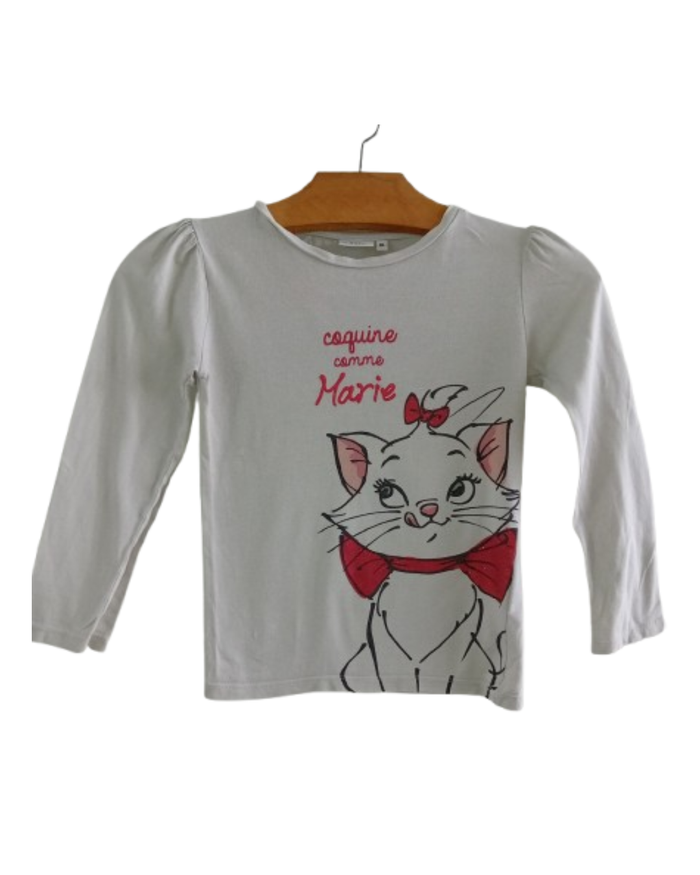 T-shirt Disney Marie 8 ans