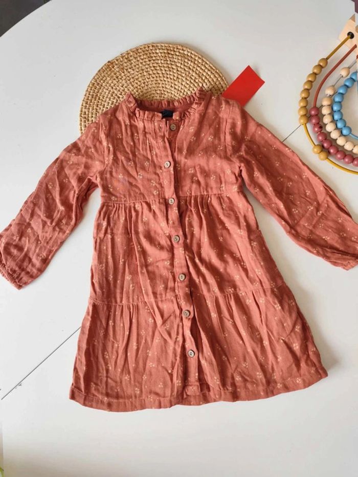 Robe gaze de coton Kiabi 36 mois