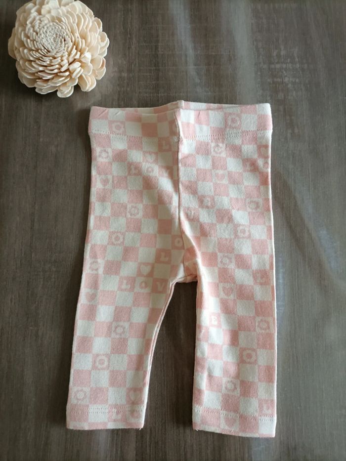 Legging à carreaux Kiabi 1 mois