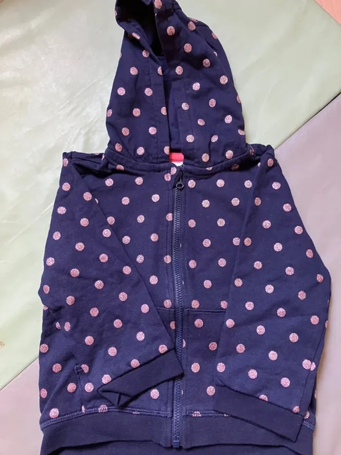 Ensemble gilet-jeans-haut ML 24 mois Babyclub - photo numéro 2
