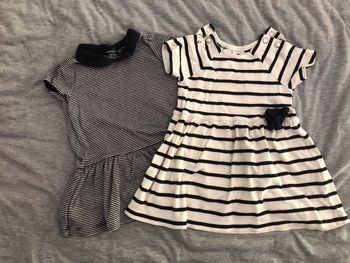 Robes manches courtes 3 mois