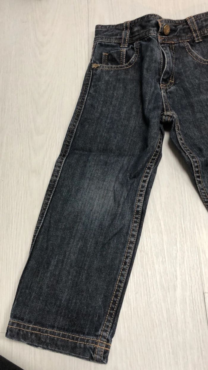 Jean bleu fonce sergent major 3 ans - photo numéro 3