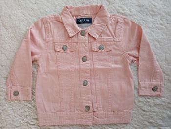 Veste en jeans rose fille taille 18 mois
