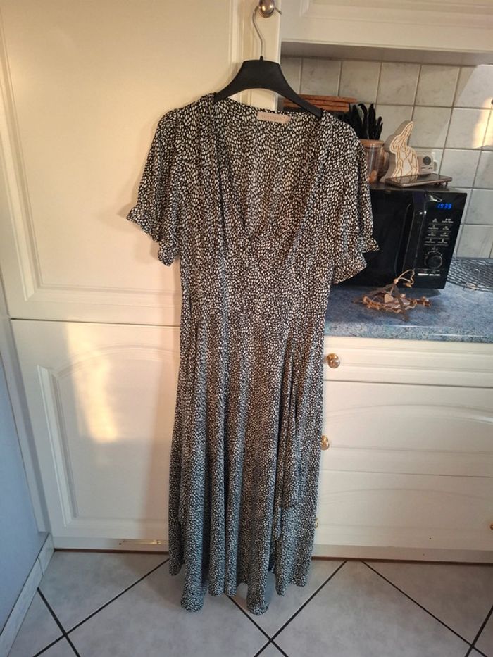 Robe imprimé noir et blanche