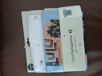 ensemble pyjamas short en coton lulu castagnette 6 ans