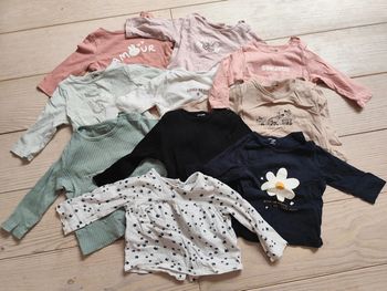 Lot de 10 t-shirts bébé fille 6 mois
