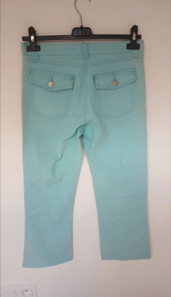 Pantacourt turquoise 38 - photo numéro 2