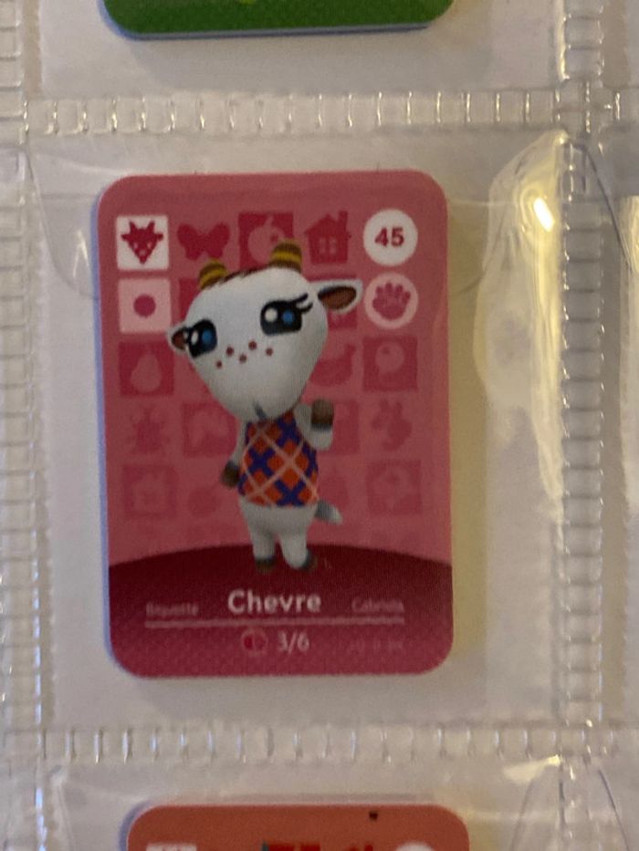mini carte amiibo chèvre
