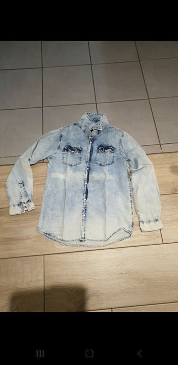 Chemise jeans 14 ans