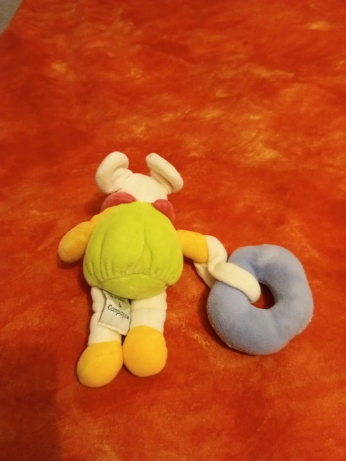 Souris p'tit doux avec anneau de Doudou et Compagnie - photo numéro 3