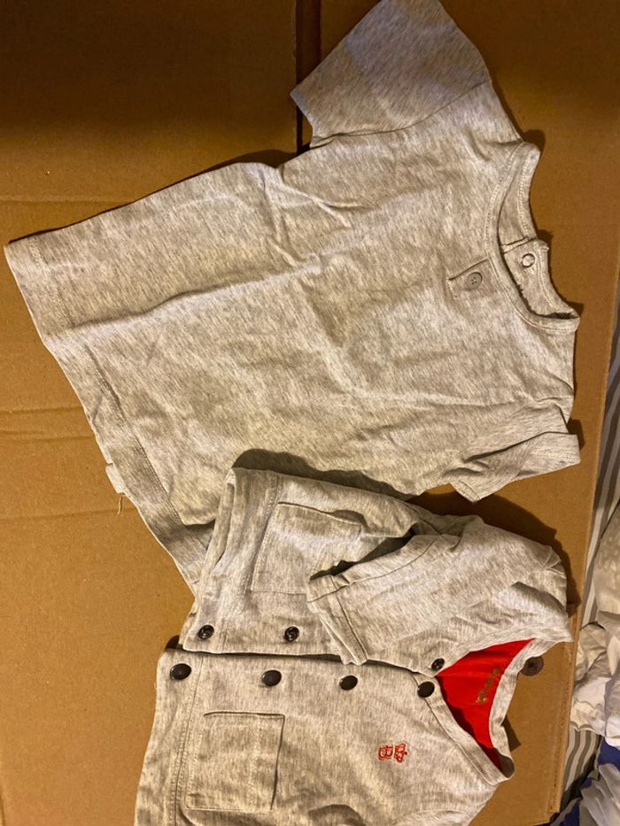 Ensemble tee shirt veste