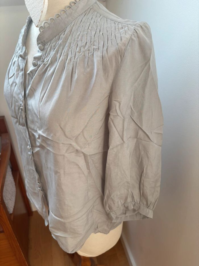 đ€ sublime blouse grise - GĂ©rard Darel - T42 - photo numĂ©ro 7