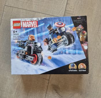 2023 Lego 76260 Marvel Super Heroes Captain America Black Widow Motorcycles Neuf