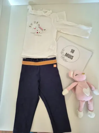 Ensemble 18 mois 80 cm obaibi carrément beau