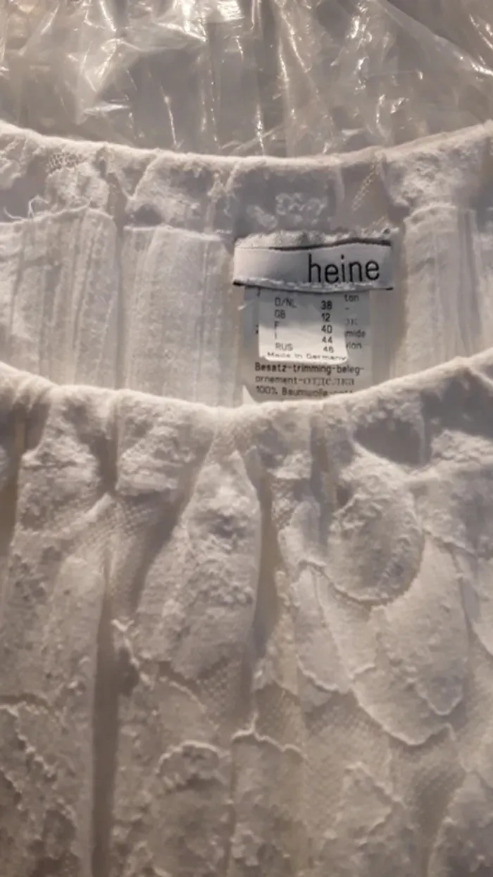 Robe blanche été doublée