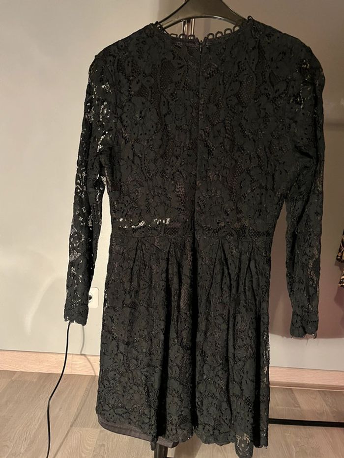Robe noire dentelle manches longues Shein M très bon état🖤 - photo numéro 8