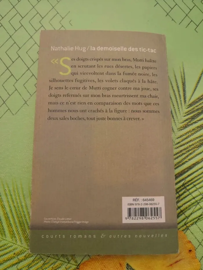 Livre de poche La demoiselle des tic tac de Nathalie HUG - photo numéro 3