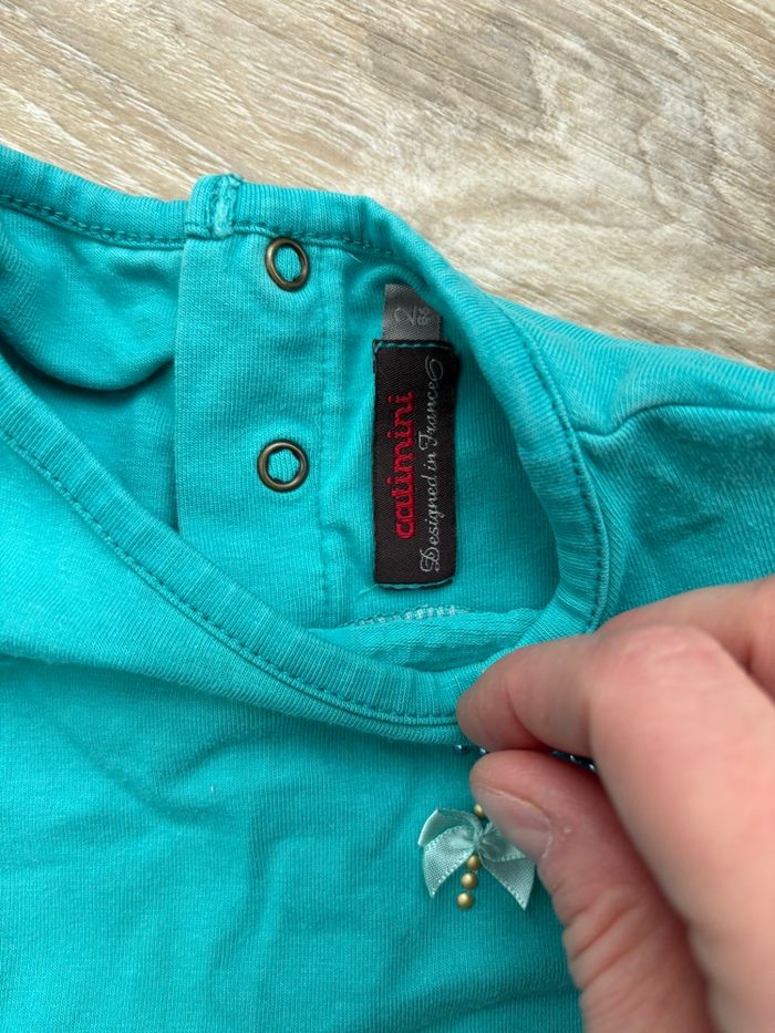 Ensemble 3 pièces débardeur + t-shirt + pantalon taille 24 mois - photo numéro 5