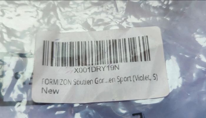 Soutien-gorge Brassière de sport Lila taille S - photo numéro 3