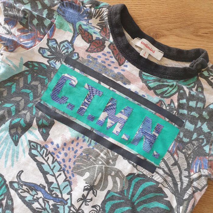 💚 Tee-shirt MC 3 ans Catimini #emyfleury_3ansgarçon - photo numéro 3