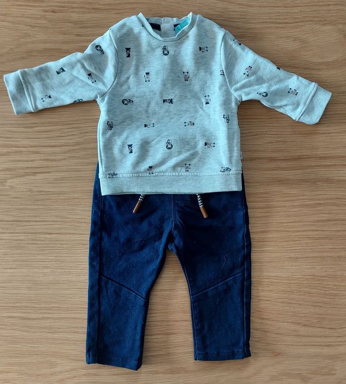 Ensemble habit OBAÏBI- 6 mois - photo numéro 2