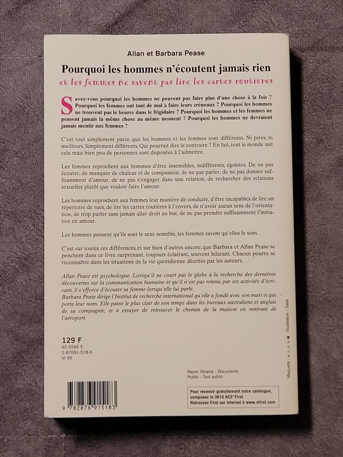 Pourquoi les hommes n'écoutent jamais rien et les femmes ne savent pas lire les cartes routières ? - photo numéro 2