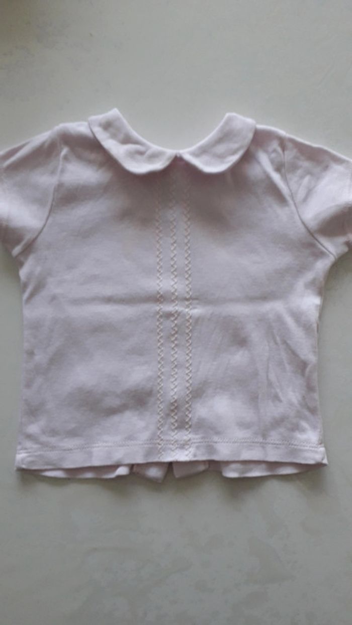 T-shirt rose fille Petit bateau 3 mois