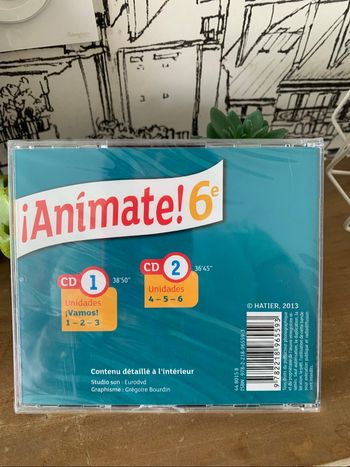 CD 💿 Animate Apprendre l’Espagnole. classe de 6ème neuf sous blister
