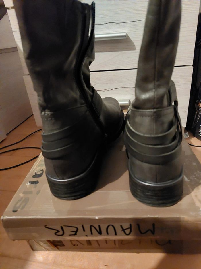 Jolies bottes grises Tamaris 40 lire annonce - photo numéro 6