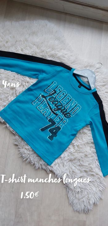 T-shirt manches longues 4 ans