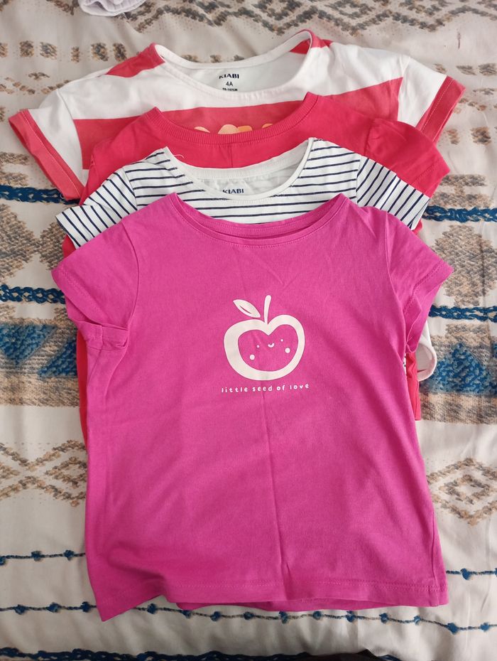 Lot 4 t-shirts 4 ans - photo numéro 9