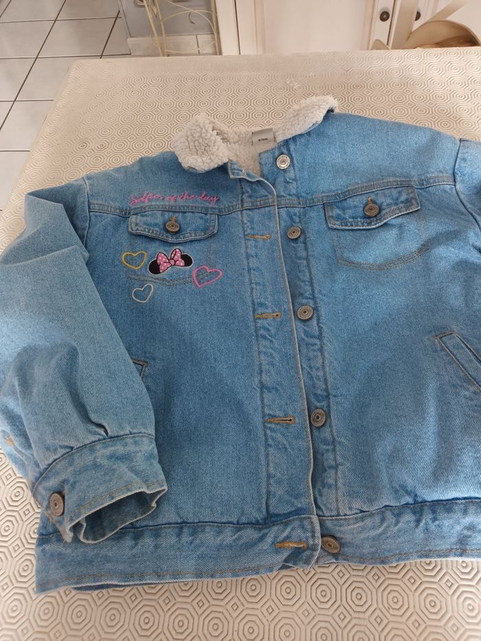 Veste en jean 12 ans minnie kiabi - photo numéro 5