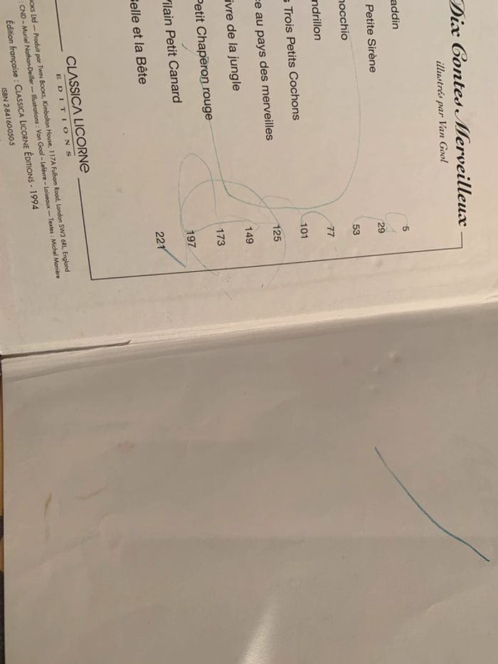 Livre enfant - Grand et gros livre 253 pages - Dix Contes Merveilleux - La petite sirène, Pinocchio. - photo numéro 11