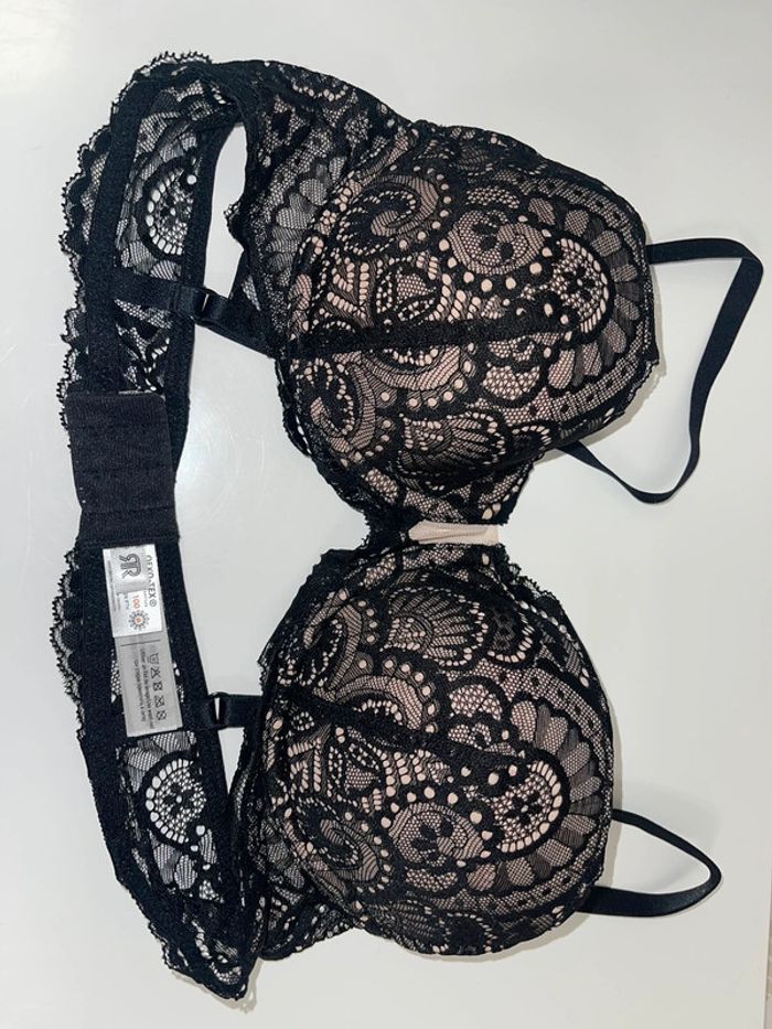 Soutien gorge noir/chair 95B - photo numéro 4