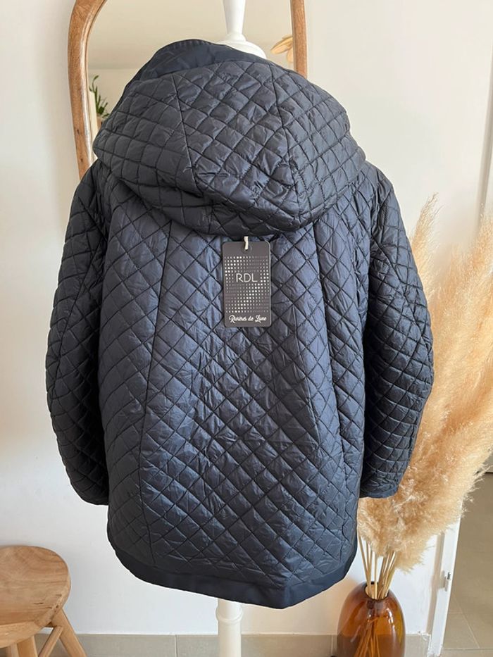 Veste matelassée bleue marine réversible Rivières de Lune - photo numéro 9