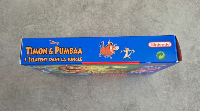 Jeu Super Nintendo Timon & Pumbaa s'éclatent dans la jungle - Pal Fra Fah très Bon état - Complet - photo numéro 2