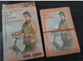 Jeu de cartes des 7 familles à l'ancienne