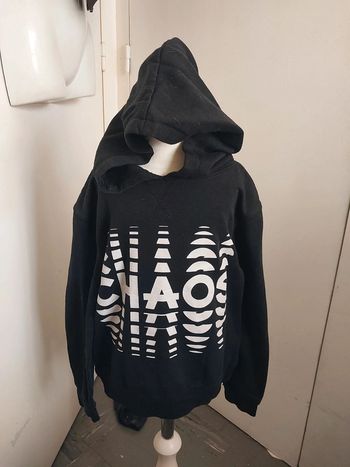 Sweat à capuche noir taille 8-9 ans