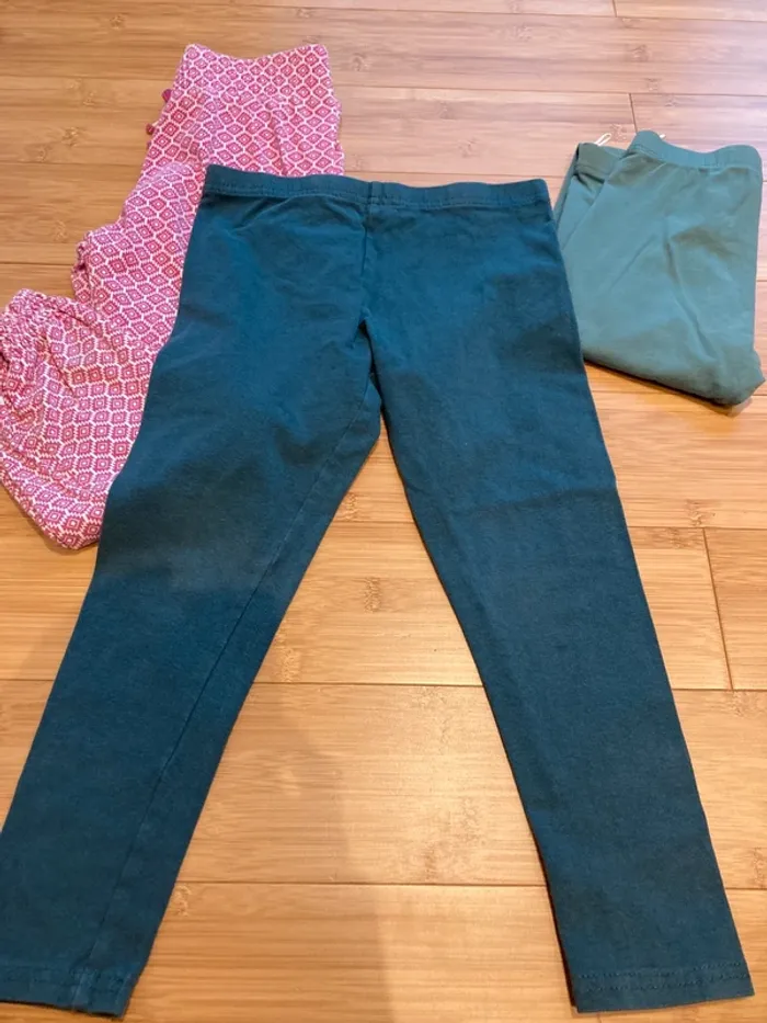 5 ans - Set de 2 legging et 1 pantalon type jogging soit 3 pièces - photo numéro 5