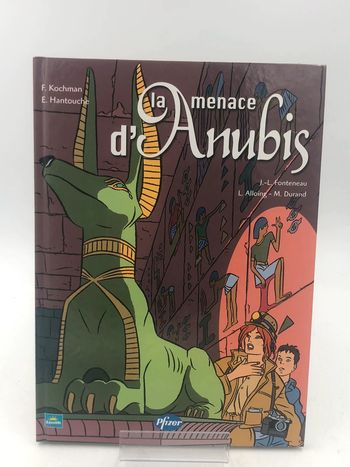 Bande dessinée la menace d’Anubis