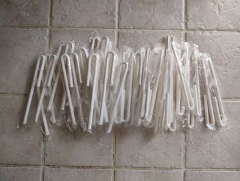 Lot de petites pailles