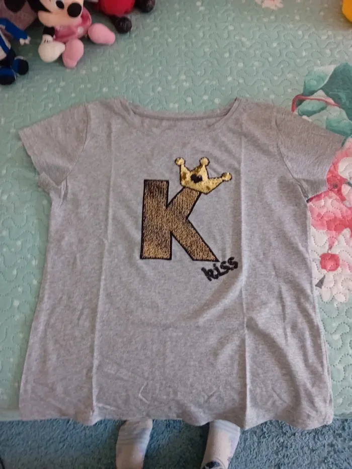 T-shirt gris - photo numéro 3
