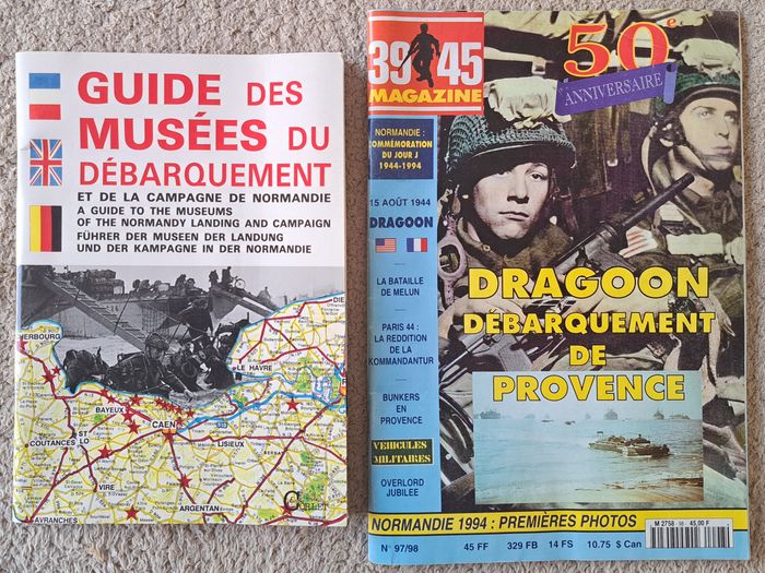 📚 Lot de divers documents livres magazines 2ème Guerre Mondiale et Débarquement de Normandie - photo numéro 5