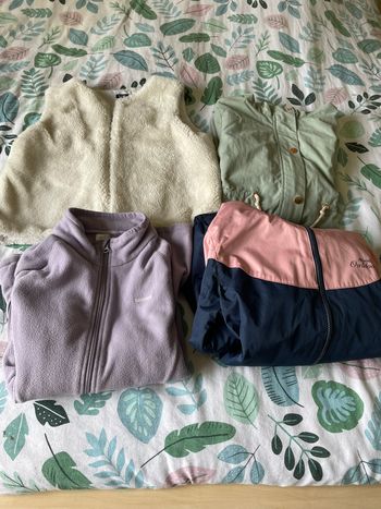 lot manteau blouson fille 10 ans