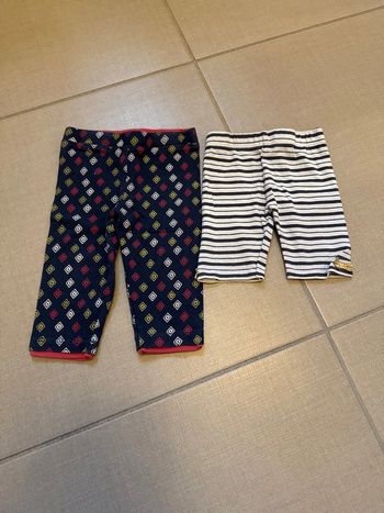 Lot leggings court fille 9 mois Orchestra