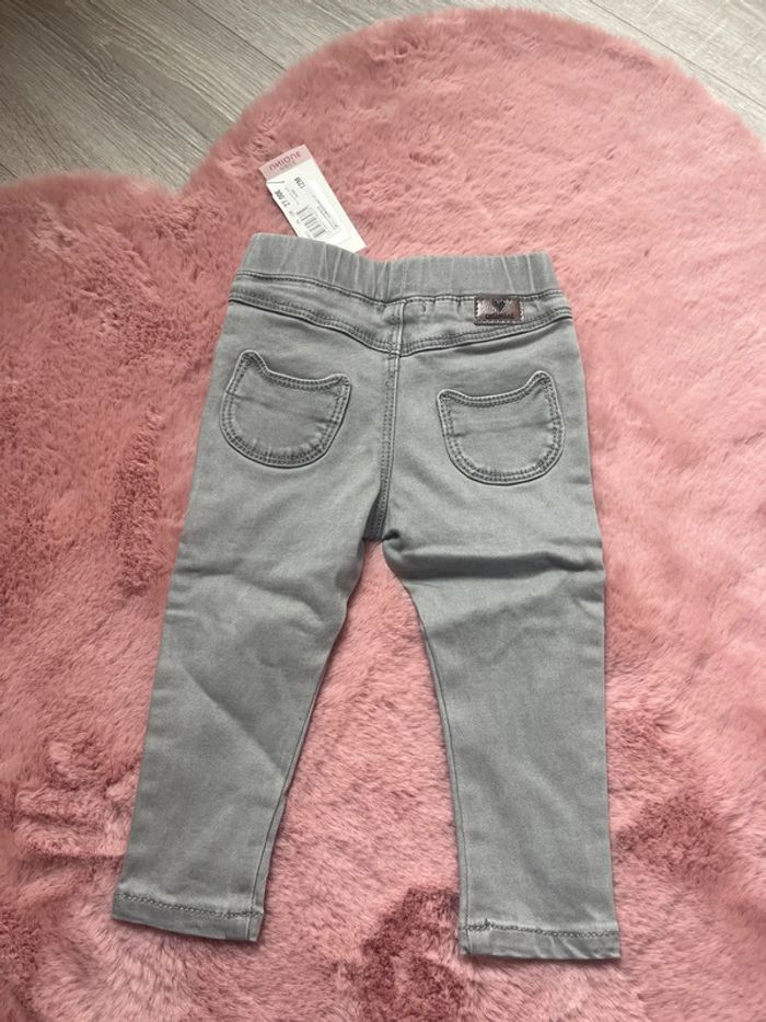 Pantalon gris catimini 12 mois bébé fille - photo numéro 5